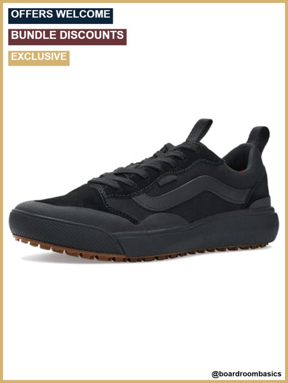 Vans UltraRange Slip Resistant Work Sneaker Suede Lace-Up